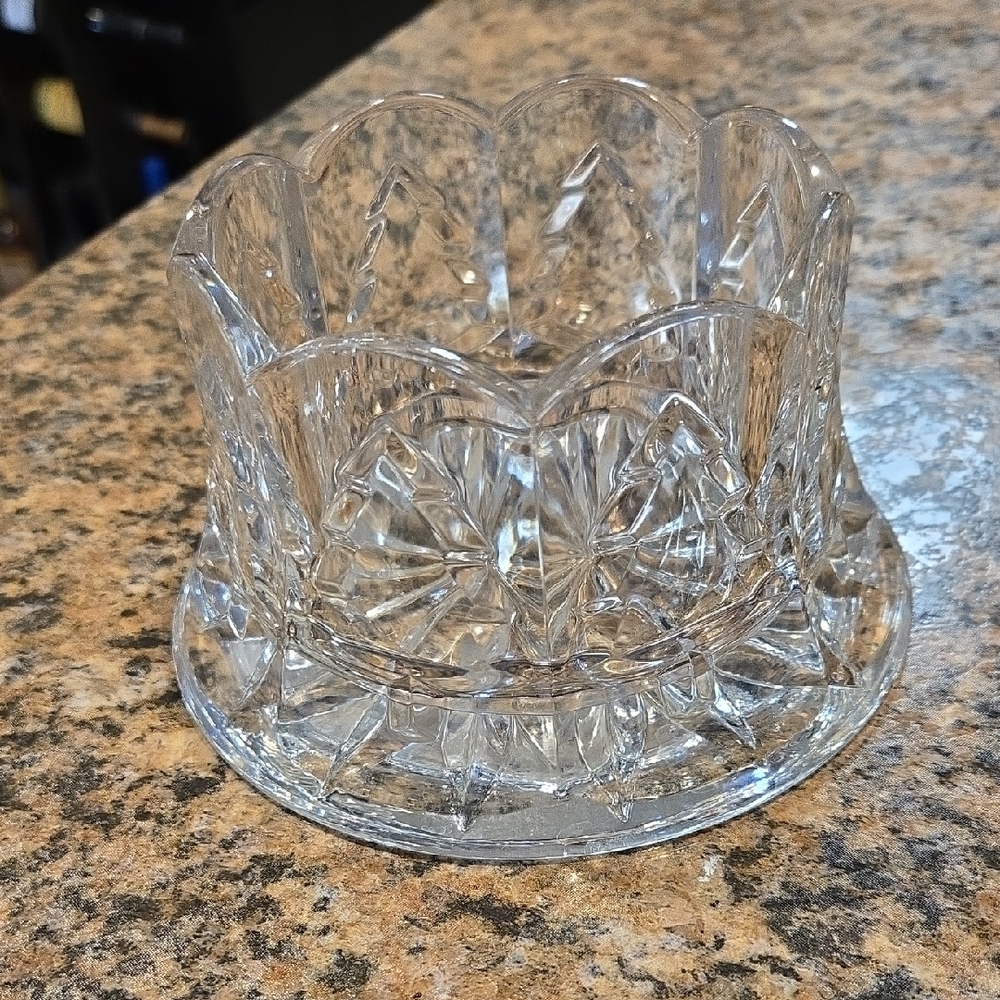 Elegant Crystal Candle Holder